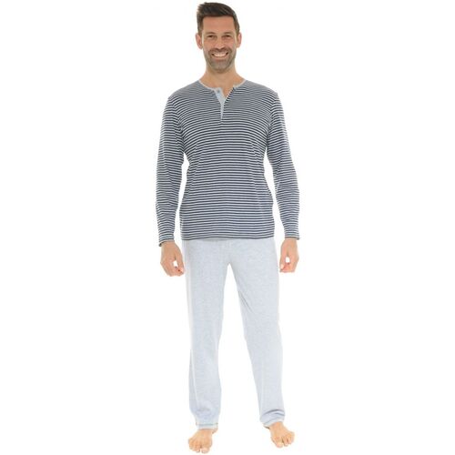 Kleidung Herren Pyjamas/ Nachthemden Christian Cane WILFRID Blau