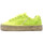 Schuhe Damen Leinen-Pantoletten mit gefloch Replay GWF22.C0071T Gelb