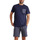 Kleidung Herren Pyjamas/ Nachthemden Admas Pyjama Shorts T-Shirt Bikely Antonio Miro Blau