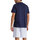 Kleidung Herren Pyjamas/ Nachthemden Admas Pyjama Shorts T-Shirt Stripes And Dots Blau