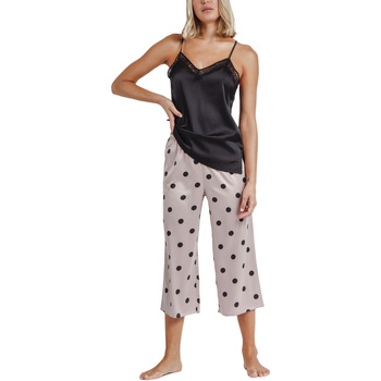 Admas  Pyjamas/ Nachthemden Pyjama Hausanzug Palazzo Hose Caraco Elegant Dots