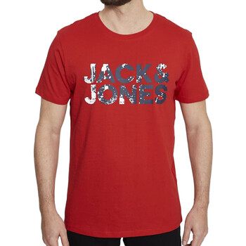 Kleidung Herren T-Shirts Jack & Jones 12213387 Rot