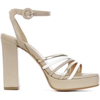 Schuhe Damen Sandalen / Sandaletten Tsakiris Mallas 675 Sandalen Frau Nude Multi -White -Platin Rosa