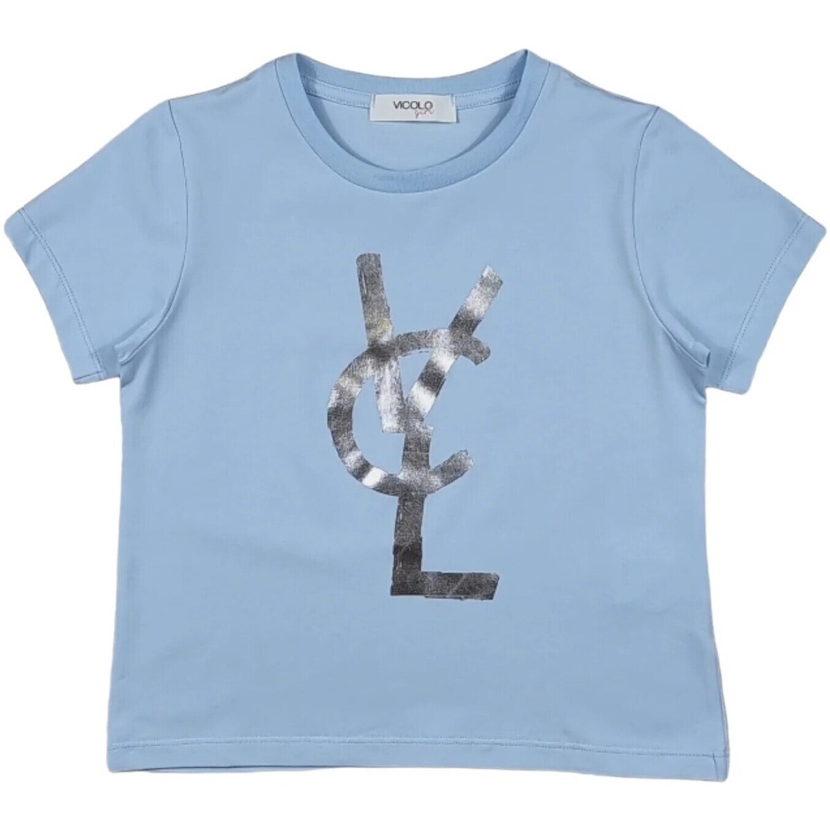 Kleidung Mädchen T-Shirts Vicolo 3146M0899 Blau