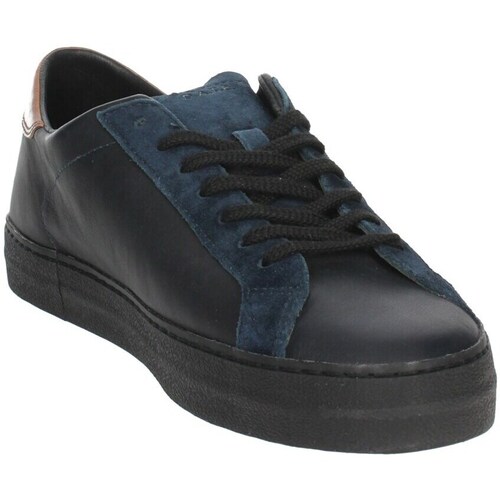 Schuhe Herren Sneaker High Date M371-HL-VC-BL Blau