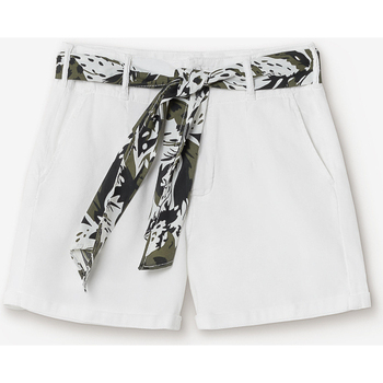 Kleidung Damen Shorts / Bermudas Le Temps des Cerises Shorts SYDNEY 2 Weiss