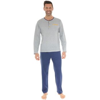 Kleidung Herren Pyjamas/ Nachthemden Christian Cane WOODY Blau