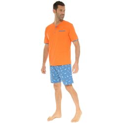 Kleidung Herren Pyjamas/ Nachthemden Christian Cane WINSTON Orange