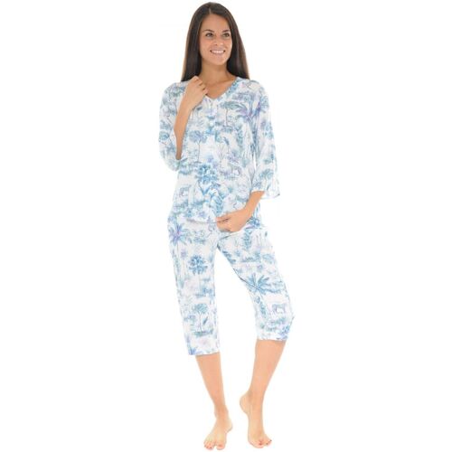 Kleidung Damen Pyjamas/ Nachthemden Christian Cane VIKY Blau