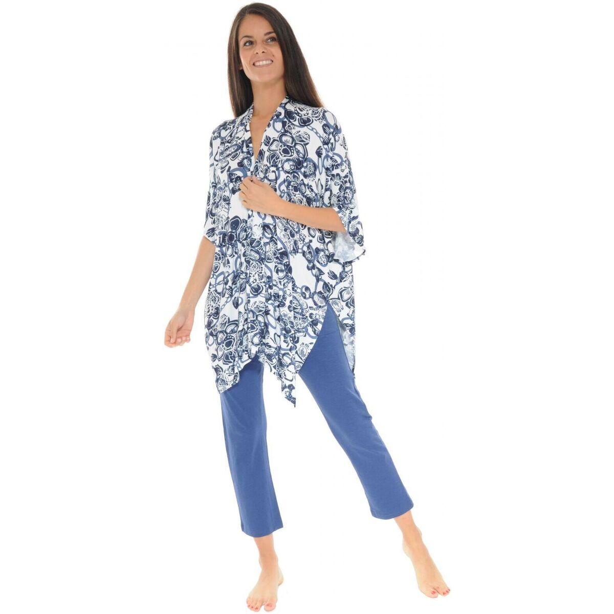 Kleidung Damen Pyjamas/ Nachthemden Christian Cane VALERY Blau