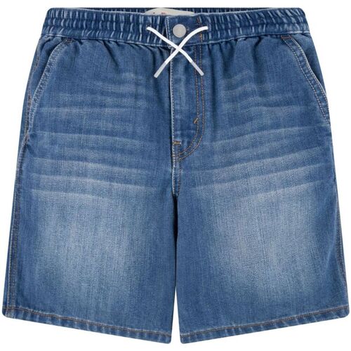 Kleidung Kinder Shorts / Bermudas Levi's 9EH003 M1I - RELAXED SHORT-FIND A WAY Blau