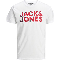 Kleidung Jungen T-Shirts & Poloshirts Jack & Jones 12237270 Weiss