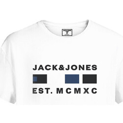 Kleidung Jungen T-Shirts & Poloshirts Jack & Jones 12226496 Weiss