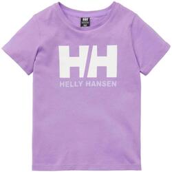 Kleidung Mädchen T-Shirts Helly Hansen  Violett