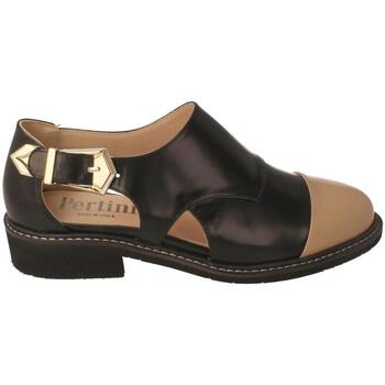 Schuhe Damen Derby-Schuhe & Richelieu Pertini  Schwarz