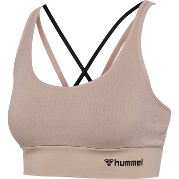 Unterwäsche Damen Sport-BH hummel Brassière de sport sans couture femme  MT Flow Grau