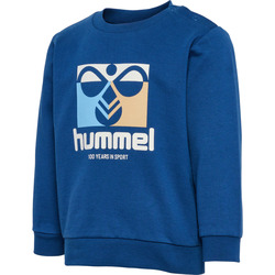 Kleidung Kinder Sweatshirts hummel Sweatshirt bébé  hmlLime Blau