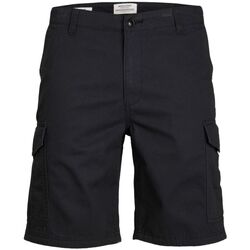 Kleidung Jungen Shorts / Bermudas Jack & Jones 12230139 CARGO SHT-BLACK Schwarz