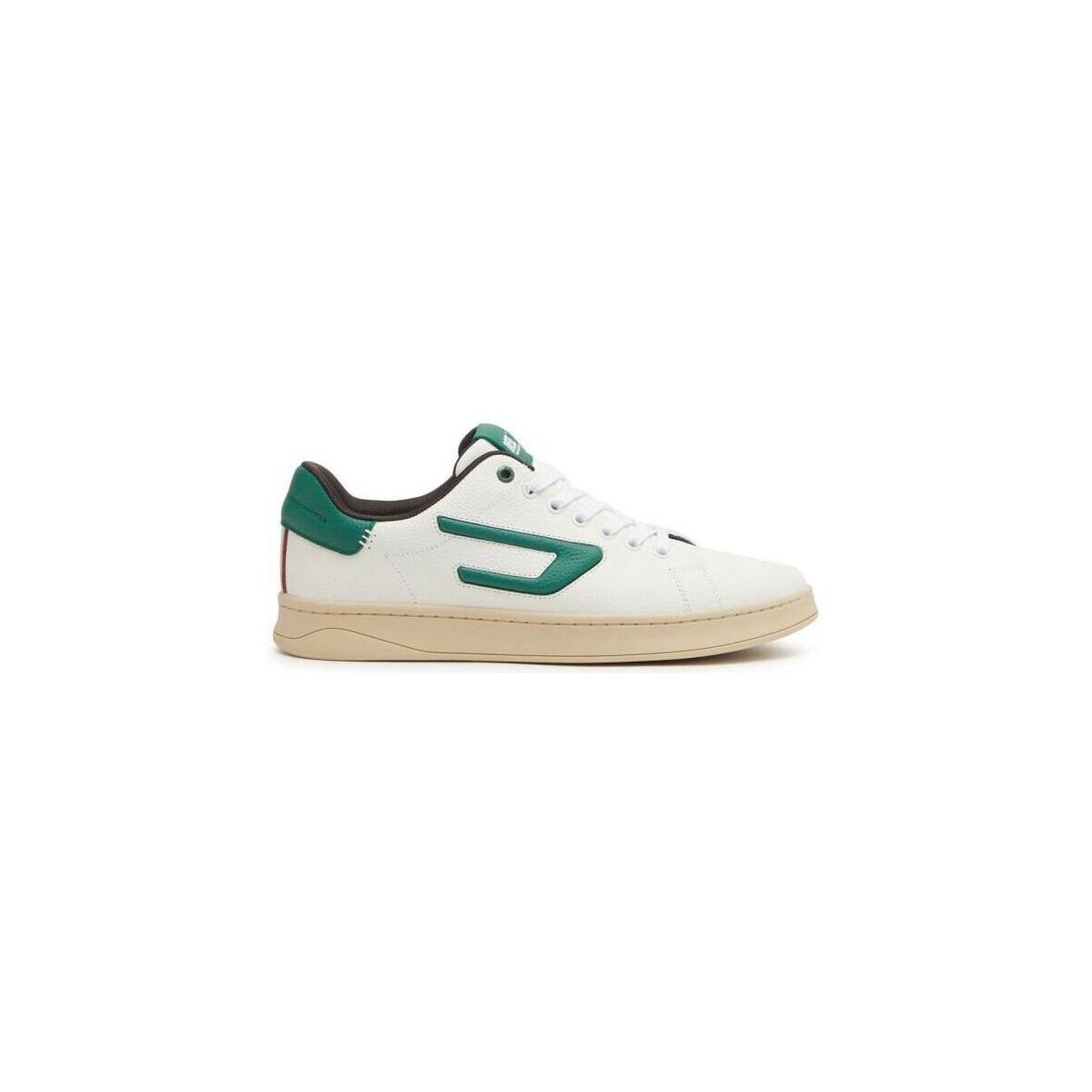Schuhe Herren Sneaker Diesel Y02869 PR087 S-ATHENE-H9467 WHITE/GREEN Weiss