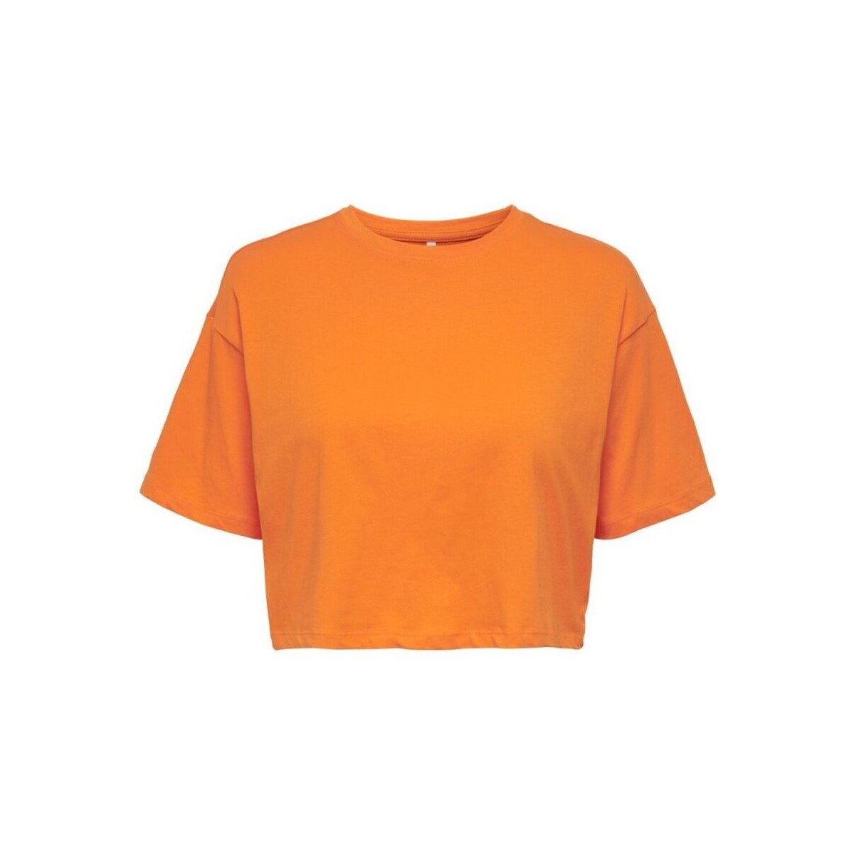 Kleidung Damen T-Shirts & Poloshirts Only 15252473 MAY-ORANGE PEEL Orange