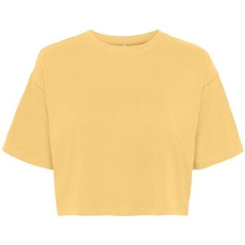 Kleidung Damen T-Shirts & Poloshirts Only 15252473 MAY-SUNDRESS Gelb