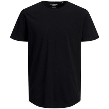 Kleidung Herren T-Shirts & Poloshirts Jack & Jones 12182498 BASHER-BLACK Schwarz