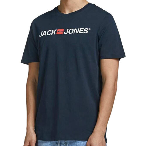 Kleidung Herren T-Shirts Jack & Jones 12199836 Blau