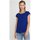 Kleidung Damen T-Shirts & Poloshirts Only ONLVIC S/S SOLID TOP NOOS PTM Blau