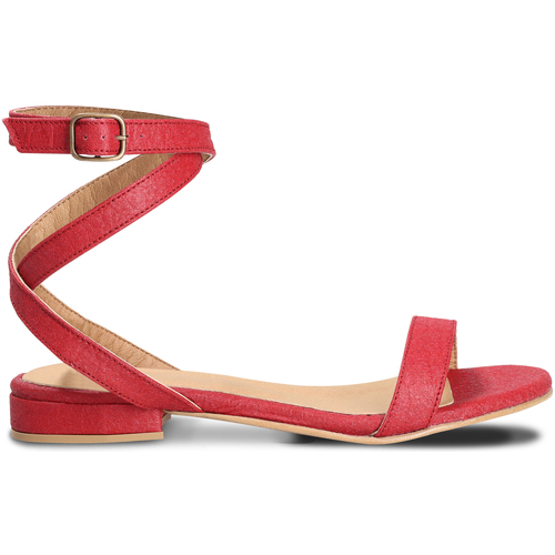 Schuhe Damen Sandalen / Sandaletten Nae Vegan Shoes Basil_Bordeaux Rot