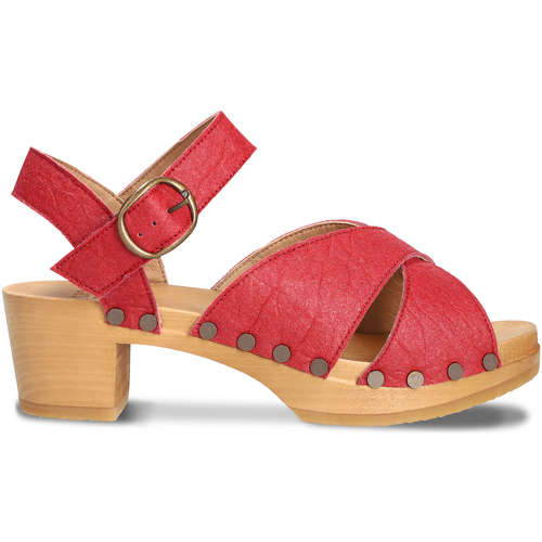 Schuhe Damen Sandalen / Sandaletten Nae Vegan Shoes Magnolia_Red Rot