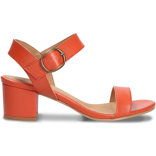 Schuhe Damen Sandalen / Sandaletten Nae Vegan Shoes Zinnia_Orange Orange