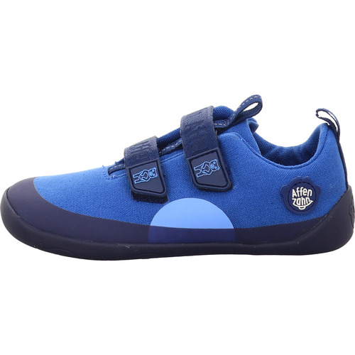 Schuhe Jungen Derby-Schuhe & Richelieu Affenzahn Klettschuhe Bär 00391-30001 Blau