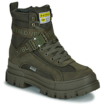 Schuhe Damen Boots Buffalo ASPHA COM1 Kaki