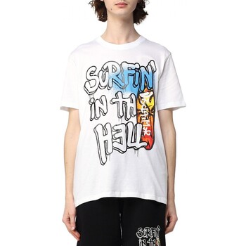 Disclaimer  T-Shirts & Poloshirts Surf-Grafik-Jersey-T-Shirt günstig online kaufen