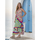 Kleidung Damen Maxikleider Isla Bonita By Sigris Langes Midi -Kleid Multicolor