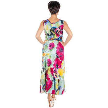 Isla Bonita By Sigris Langes Midi -Kleid Multicolor