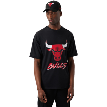 New-Era  T-Shirt NBA Chicago Bulls Script Mesh Tee