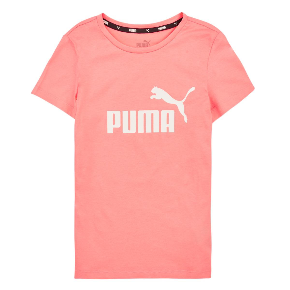 Kleidung Mädchen T-Shirts Puma ESS LOGO TEE G Rosa