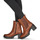 Schuhe Damen Low Boots Mustang 1409511 Cognac