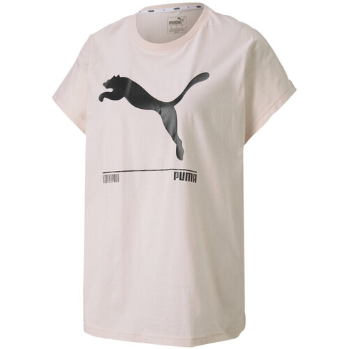 Kleidung Damen T-Shirts & Poloshirts Puma 581371-17 Rosa