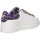 Schuhe Damen Sneaker Low Shop Art SASS2302 KIM Sneaker Frau Viola Leopardered White Multicolor