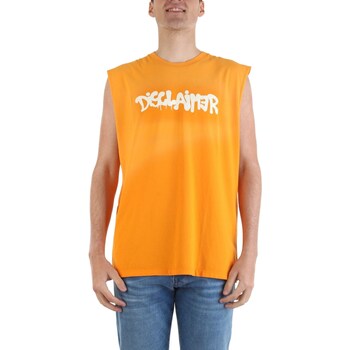 Kleidung Damen T-Shirts Disclaimer 53650 Orange