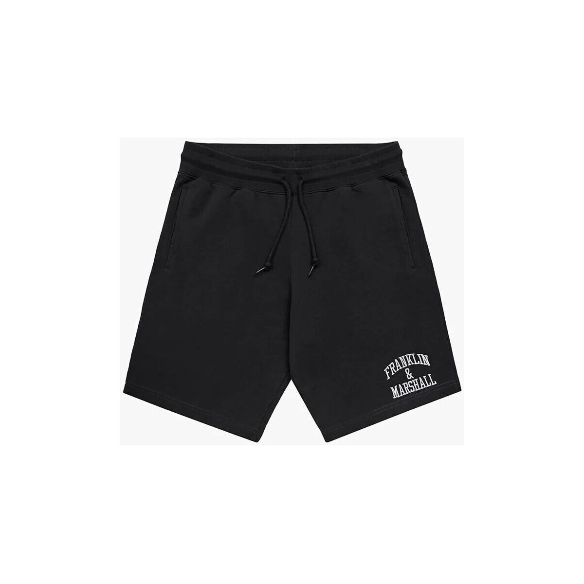 Kleidung Herren Shorts / Bermudas Franklin & Marshall JM4007-2000P01 ARCH LETTER-980 BLACK Schwarz