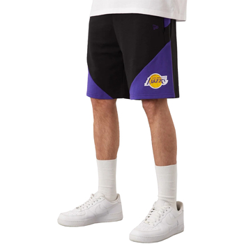 Kleidung Herren 3/4 Hosen & 7/8 Hosen New-Era NBA Team Los Angeles Lakers Short Schwarz