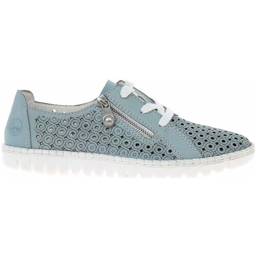 Schuhe Damen Sneaker Low Rieker M230010 Blau