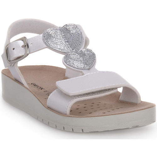 Schuhe Mädchen Sandalen / Sandaletten Geox C1007 COSTAREI Grau