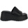 Schuhe Damen Pantoffel Windsor Smith CANDY BLACK LEATHER Schwarz