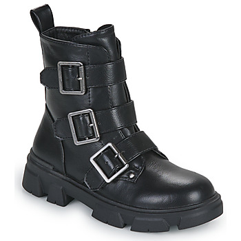 Schuhe Mädchen Boots Bullboxer AAF502F6S Schwarz