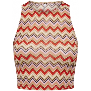 Only Top Boho S/L  - Zigzag Multicolor