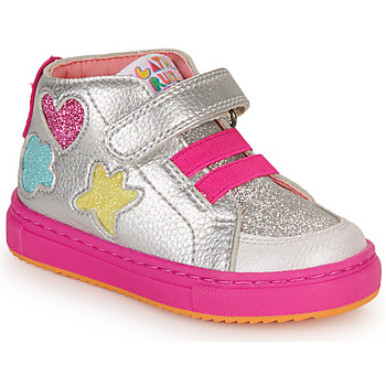 Schuhe Mädchen Sneaker High Agatha Ruiz de la Prada LUCKY Silbern / Rosa